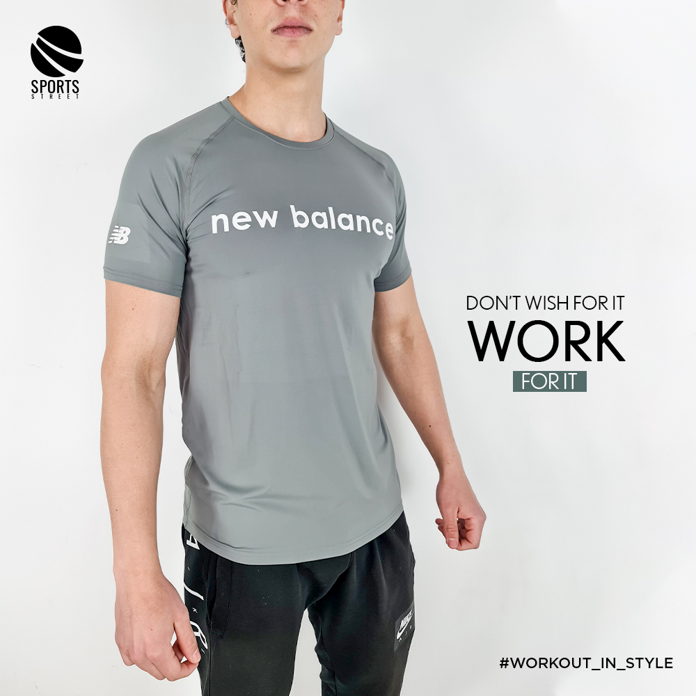 NB AN 23300 Light Grey Training Shirt